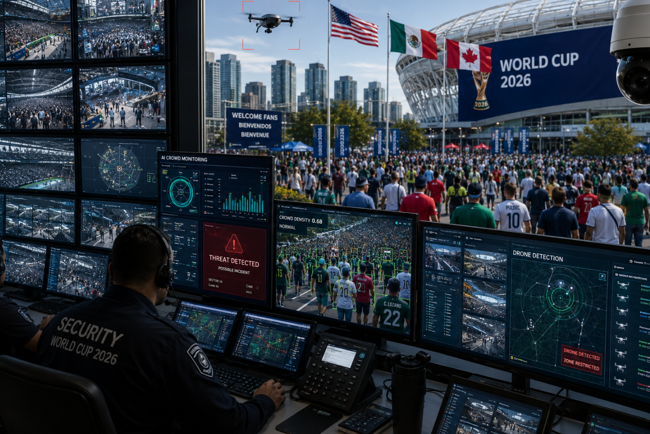 Caméras intelligentes, drones et cybersécurité : les coulisses du dispositif de sécurité du Mondial 2026